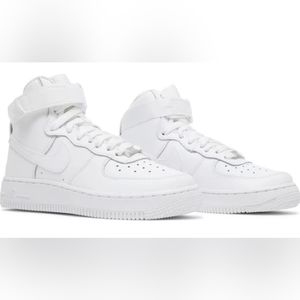 NIKE Air Force 1/High LE GS 'Triple White'/BRAND NEW IN ORIGINAL BOX